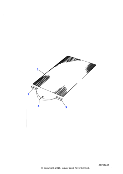 331670 - Land Rover Mat-rear floor drop in