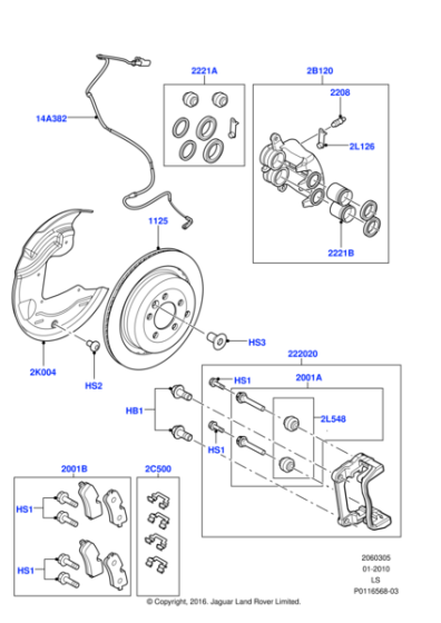 SEH500013 - Land Rover Adaptor - Caliper Mounting