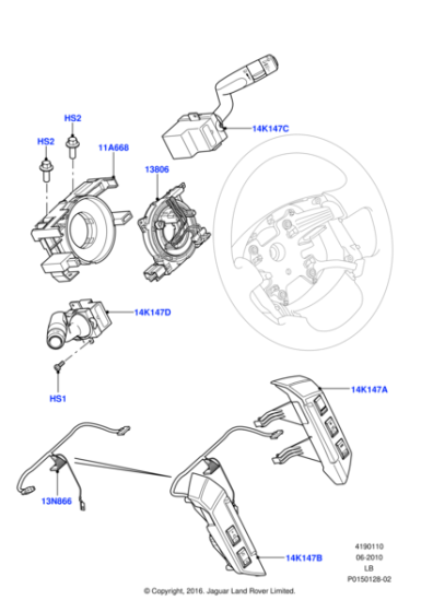 LR022172 - Land Rover Switch