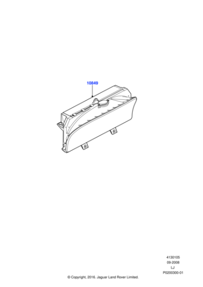 LR032292 - Land Rover Instrument Cluster - Dash