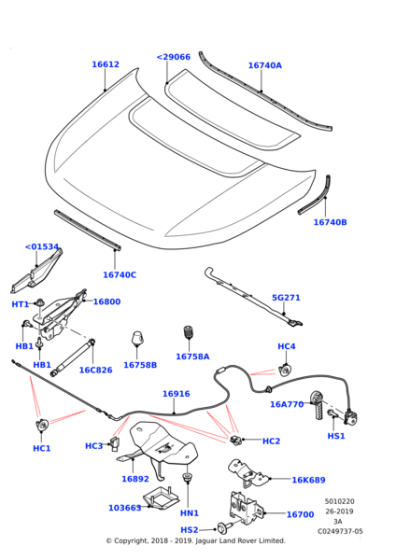 LR058829 - Land Rover Lift - Gas