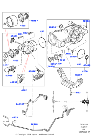 LR116219 - Land Rover Wire