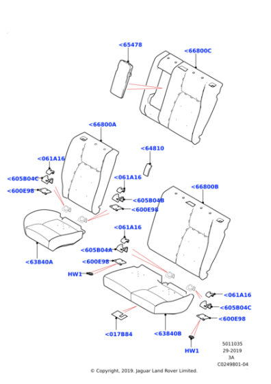 LR059184 - Land Rover CARRIER - ISOFIX