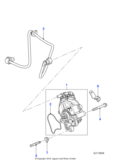 JDE3750 - Jaguar Mounting bracket