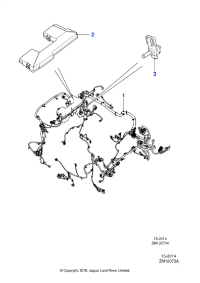 C2Z27655 - Jaguar Harness