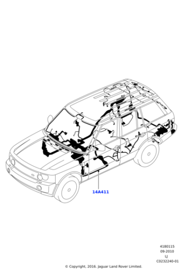 LR030916 - Land Rover Wire