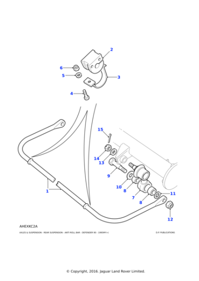 WC108051L - Land Rover Washer