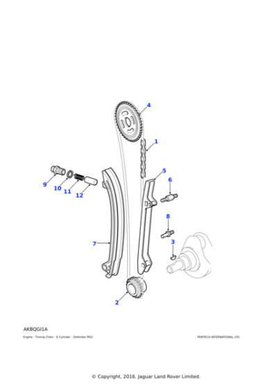 1748989 - Land Rover Pin