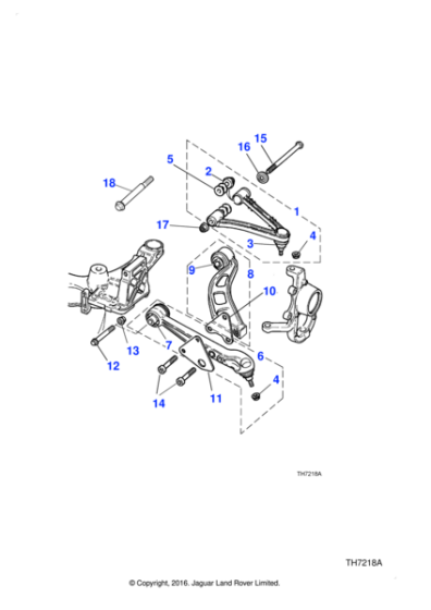 JFX11205E - Jaguar Locking nut