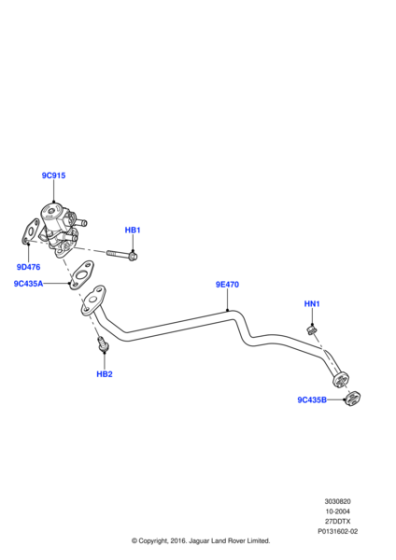 4536857 - Land Rover Valve