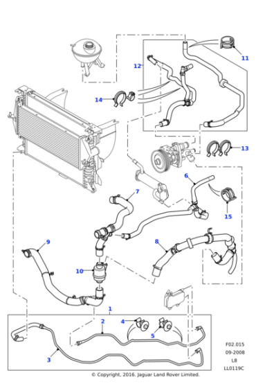 PEH500410 - Land Rover Hose