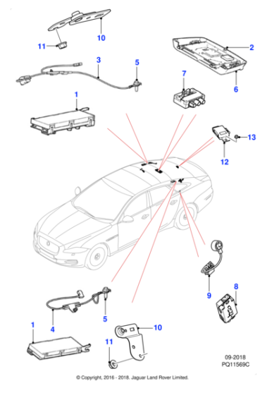 C2D3005 - Jaguar Antenna