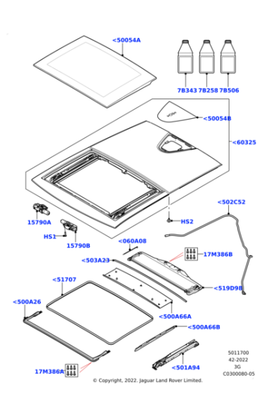 LR134633 - Land Rover Cable - Control