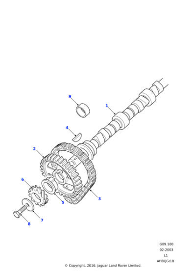 RTC5918 - Land Rover Set-camshaft bearings