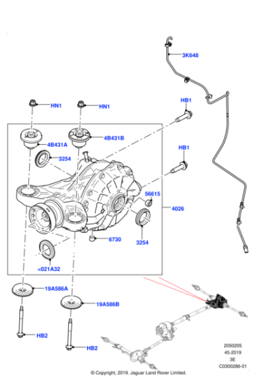 LR135860 - Land Rover Differential