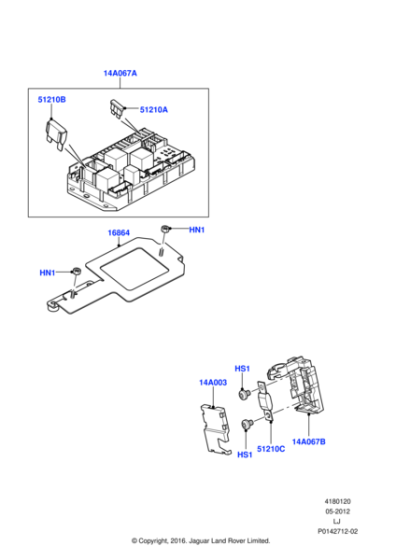 YQE500390 - Land Rover Box - Fuse