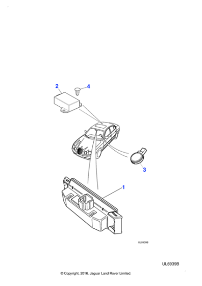 XR81688 - Jaguar Rain sensor module