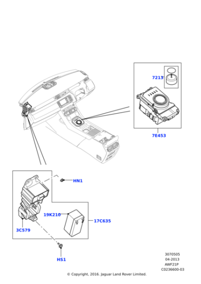 LR060305 - Land Rover Module - Transfer Shift Control