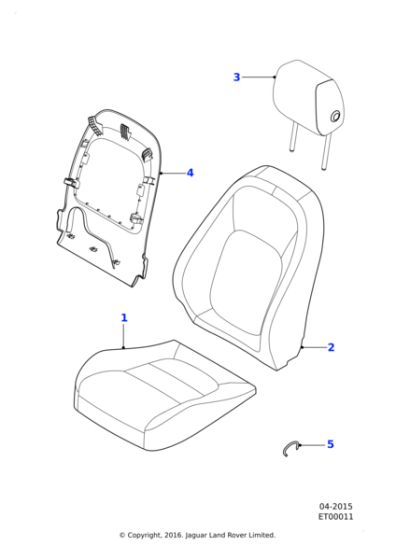 T2H26873LKP - Jaguar Headrest