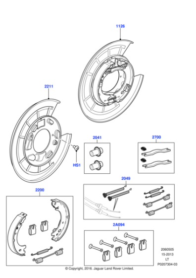 LR016366 - Land Rover Drum - Brake