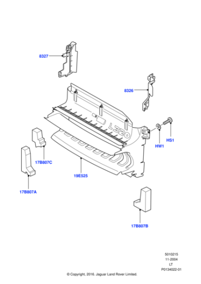 LR013042 - Land Rover Deflector - Air