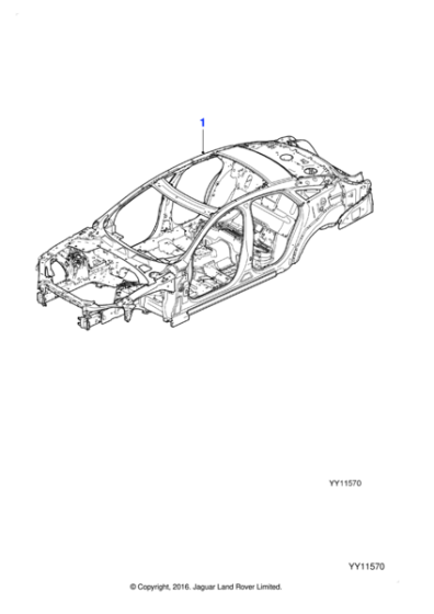 C2D2241 - Jaguar Bodyshell