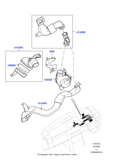 LR018601 - Land Rover Duct - Air