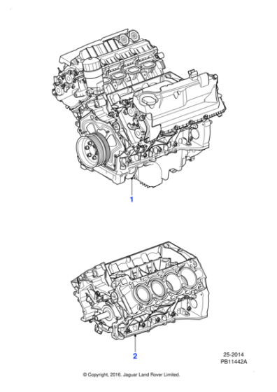 AJ812890E - Jaguar Engine - Stripped