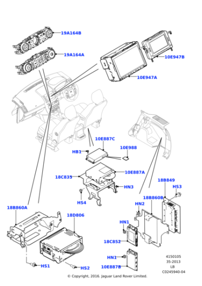 LR065357 - Land Rover Cd Player