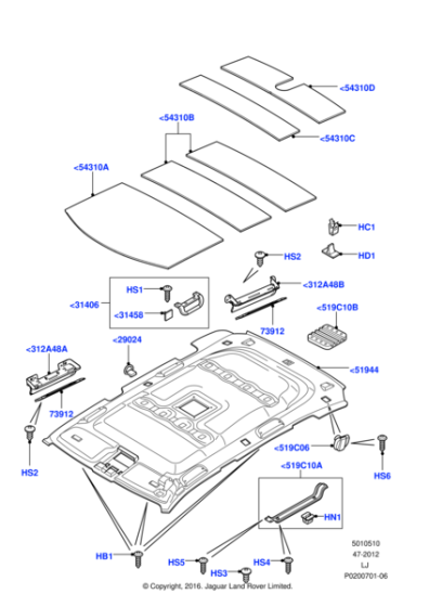 LR017506 - Land Rover Bracket