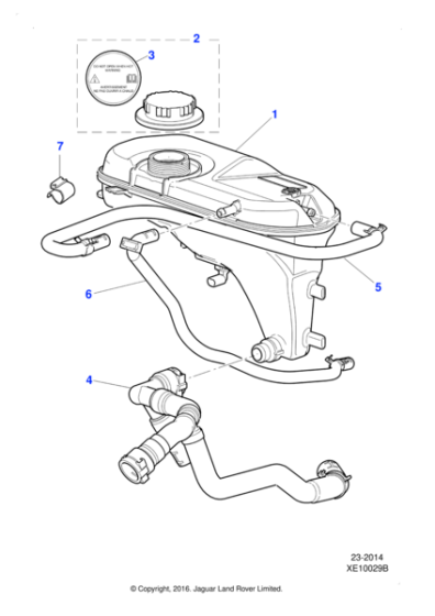 C2C41900 - Jaguar Expansion tank