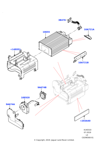 LR121370 - Land Rover Hose - Vent