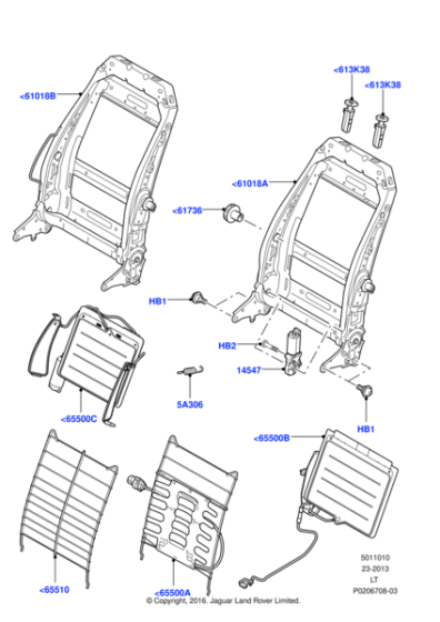 LR016635 - Land Rover Sleeve - Guide