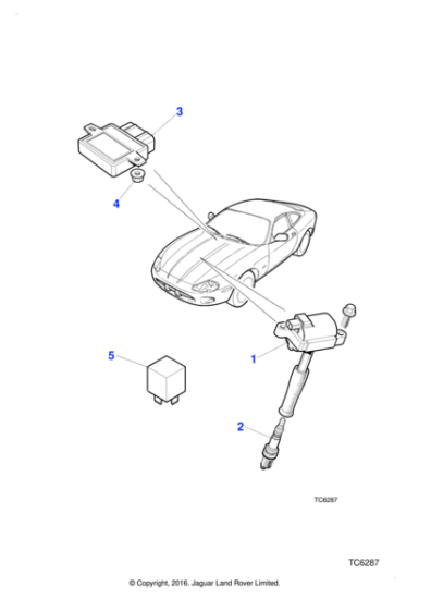 NCA3850DA2 - Jaguar Spark plug