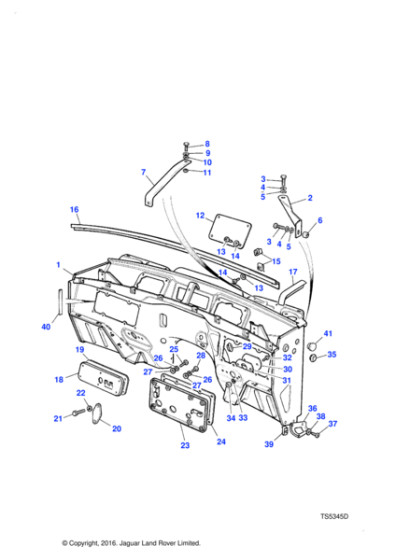 PRC9780 - Land Rover Plate-mounting pedal