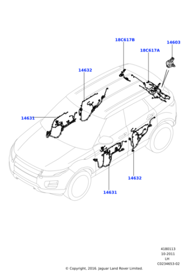 LR046521 - Land Rover Wiring