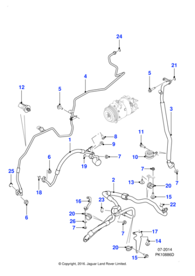 T2P1090 - Jaguar Support bracket