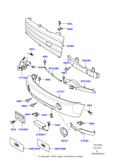 DXB000100LML - Land Rover Moulding