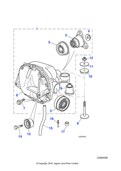 XR853094 - Jaguar Differential