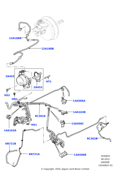 LR036071 - Land Rover Pipe