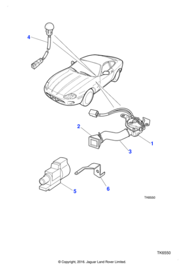 LJA7605AB - Jaguar Ambient air temperature sensor