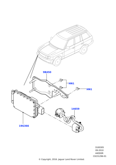 LR023028 - Land Rover Wire