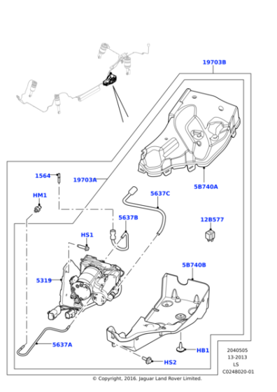 LR044360 - Land Rover Kit - Compressor