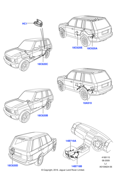 YMW502592 - Land Rover Wiring