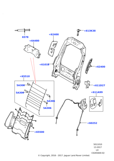 LR108513 - Land Rover Frame