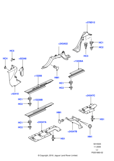 YPO000061 - Land Rover Moulding