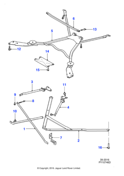 C2P12114 - Jaguar Brace