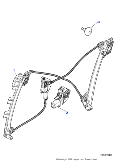 C2P1588 - Jaguar Window regulator