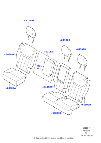 LR116026 - Land Rover Armrest