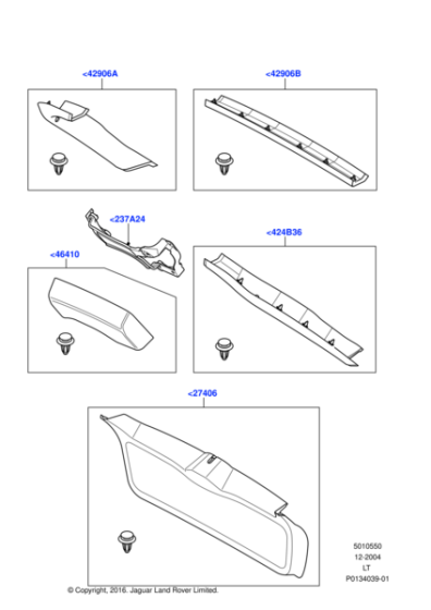 ESN500052PVJ - Land Rover Panel - Door Trim